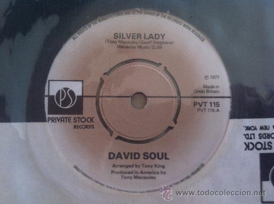Discos de vinilo: 7&rdquo; SINGLE - DAVID SOUL - SILVER LADY - Foto 1