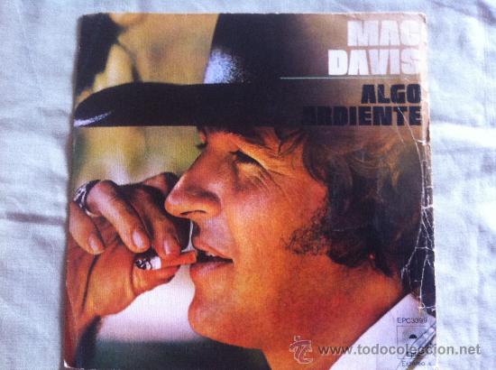 Discos de vinilo: 7&rdquo; SINGLE - MAC DAVIS - BURNIN THING - Foto 1