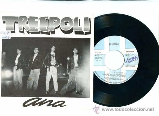 Discos de vinilo: TREEPOLI 7 SINGLE EX(MINT 1990  !! - Foto 1