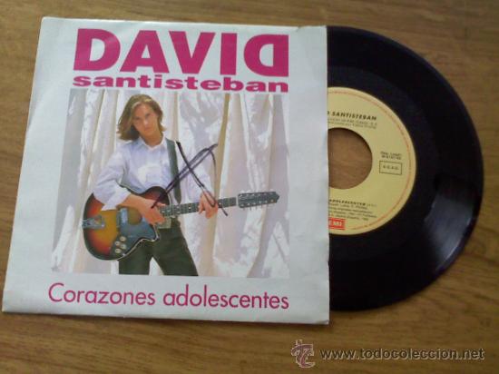 Discos de vinilo: DAVID SANTIESTEBAN. CORAZONES ADOLESCENTES. - Foto 1