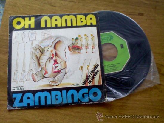 Discos de vinilo: OH NAMBA. ZAMBINGO. VERSION ORIGINAL EN ESPA&Ntilde;OL - Foto 1
