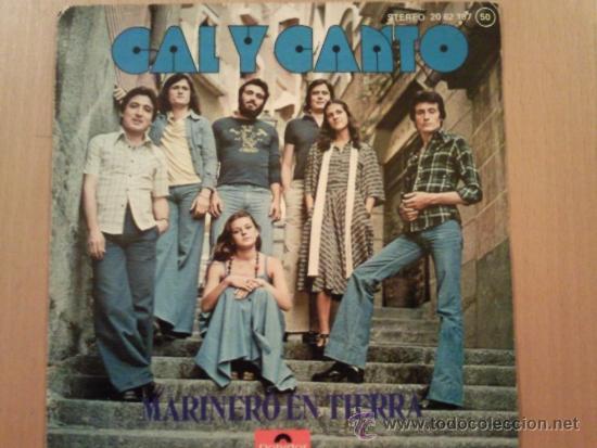 Discos de vinilo: CAL Y CANTO - SINGLE - MARINERO EN TIERRA SINGLE - Foto 1