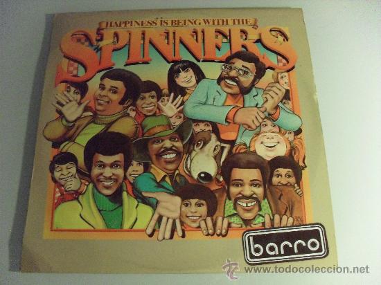 Discos de vinilo: SPINNERS - HAPPINESS IS BEING WITH THE SPINNERS 1976 - Foto 1