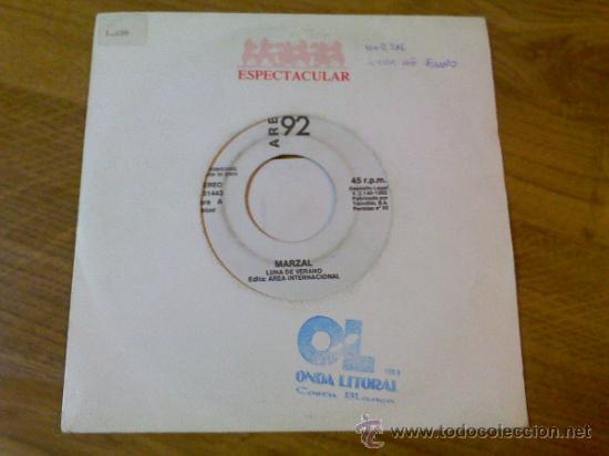 Discos de vinilo: MARZAL.LUNA DE VERANO. - Foto 1