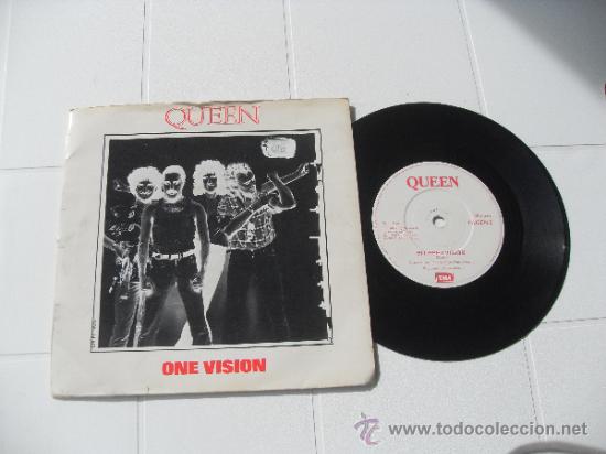Discos de vinilo: QUEEN SINGLE One Vision. Made in Spain. 1985 - Foto 1