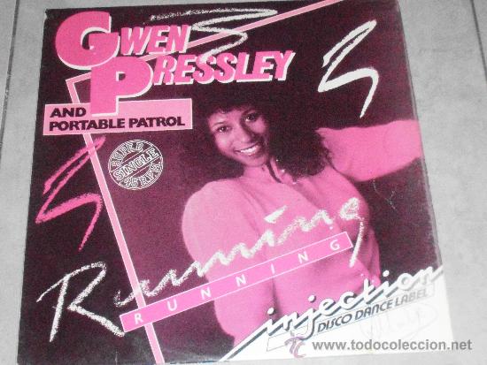 Discos de vinilo: GWEN PRESSLEY - RUNNING - MAXI - LV - Foto 1