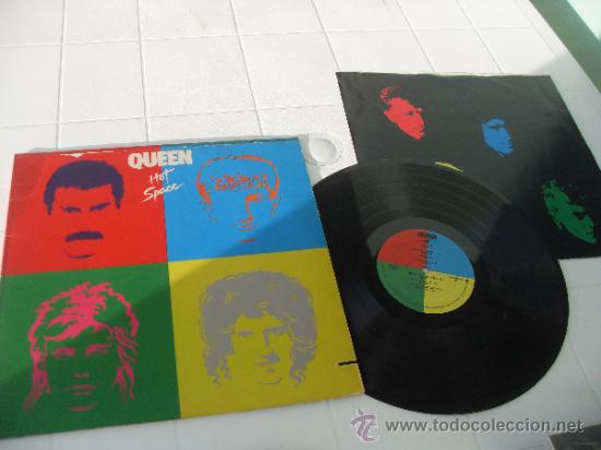 Discos de vinilo: QUEEN LP Hot Space Made in USA. US. 1981 - Foto 1