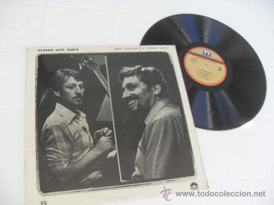 Discos de vinil: ADAM MAKOWICZ & GEORGE MRAZ LP Classic Jazz Duets Made in Spain 1981