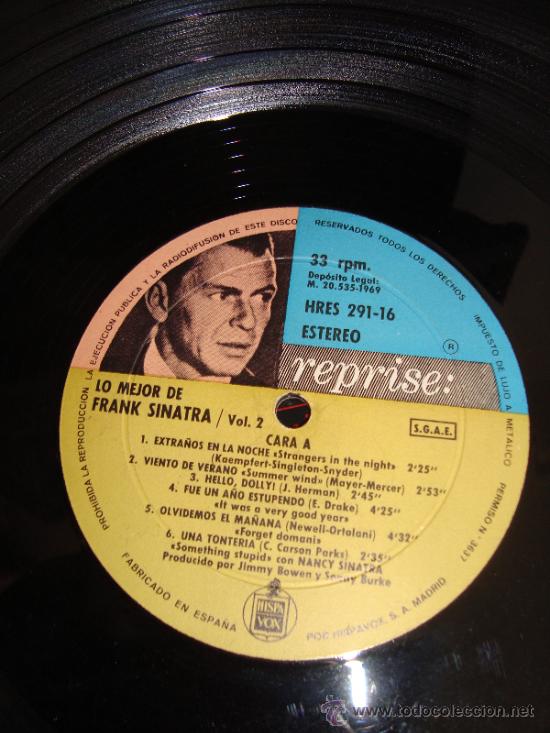 Discos de vinilo: LO MEJOR DE FRANK SINATRA VOLUMEN 2 - Foto 4