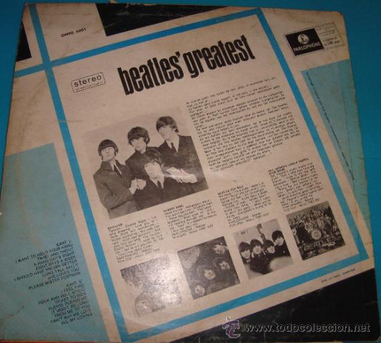 Discos de vinilo: beatles greatest, PARLOPHONE, STEREO, ODEON - Foto 4
