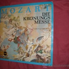 Discos de vinilo: MOZART DIE KRONUNGSMESSE-LPROLAND BADER GERMANY ST 2106 VER FOTO ADICIONAL. Lote 35321716