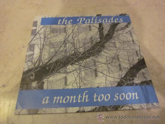 Discos de vinilo: THE PALISADES - A MONTH TO SOON - EASTER 1987 - Foto 1