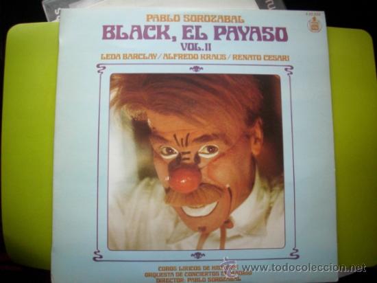 Discos de vinilo: PABLO SOLOZABAL - BLACK EL PAYASO VOL.2 - LP - PEPETO - Foto 1