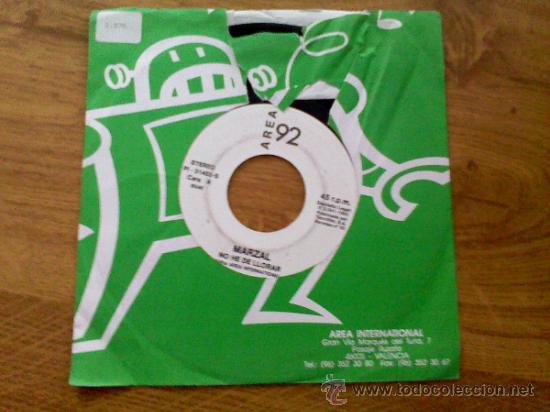 Discos de vinilo: MARZAL. NO HE DE LLORAR. - Foto 1
