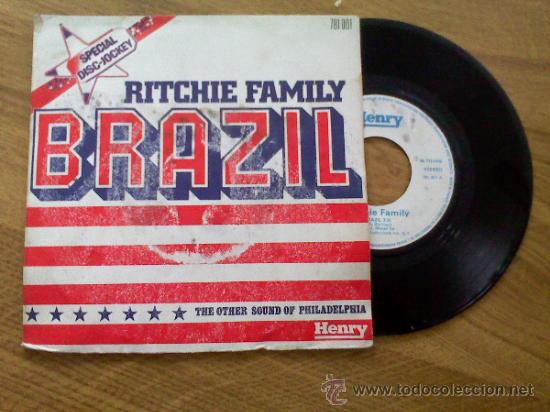 Discos de vinilo: RITCHIE FAMILY. BRAZIL.HOT TRIP - Foto 1