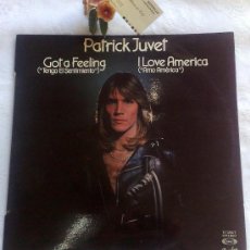 Discos de vinilo: AÑO 1978.- PATRICK JUVET.- I LOVE AMERICA.. Lote 35365912