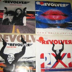 Disques de vinyle: REVOLVER - LOTE DE 4 SINGLES - PROMOS . Lote 35439682
