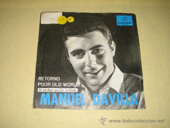 Discos de vinilo: MANUEL DAVILLA - 1967 - Foto 1