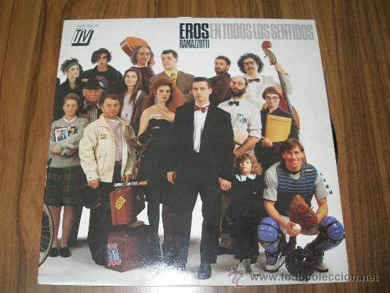 Discos de vinilo: Eros Ramazzotti - En todos los sentidos - Foto 1