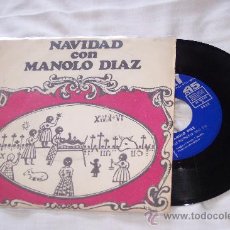 Discos de vinilo: MANOLO DIAZ 7´SG NAVIDAD (2 TEMAS) EDITADO 1967 POR SONO PLAY