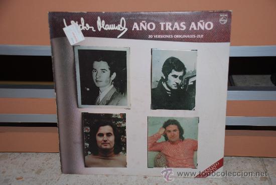 Discos de vinilo: DISCO VINILO LP VICTOR MANUEL &rdquo;A&Ntilde;O TRAS A&Ntilde;O&rdquo; - Foto 1
