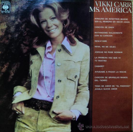 Discos de vinilo: Vikki Carr - Ms. Am&eacute;rica - Edici&oacute;n de 1973 de Venezuela - Foto 1