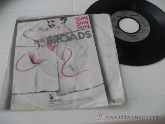 Discos de vinilo: THE BROADS SINGLE  DISCO VINILO Sing Sing Sing Edit. Germany - Foto 1