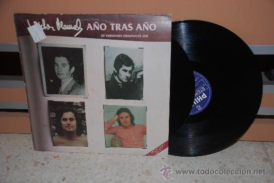 Discos de vinilo: DISCO VINILO LP VICTOR MANUEL &rdquo;A&Ntilde;O TRAS A&Ntilde;O&rdquo; - Foto 3