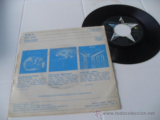Discos de vinilo: RINGO STARR SINGLE Oh My My  1974 - Foto 2