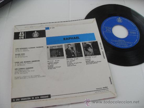 Discos de vinilo: RAPHAEL SINGLE Yo soy Aquel. Made in Spain. 1966 - Foto 2