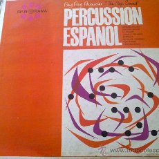 Discos de vinilo: PERCUSION ESPANOL (PERCUSIÓN ESPAÑOLA). PING PONG PERCUSSION, THE BIG SOUND, GRANADA BOLERO... LP. Lote 35388730