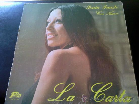Discos de vinilo: SONIA FAUSTO CON AMOR - LA CARTA - LP - Foto 1