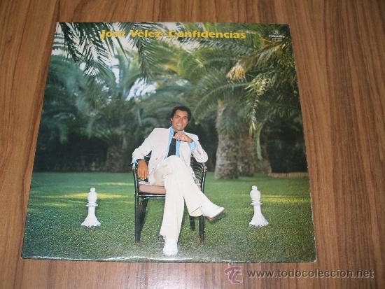 Discos de vinilo: Jos&eacute; Velez - Confidencias - Foto 1