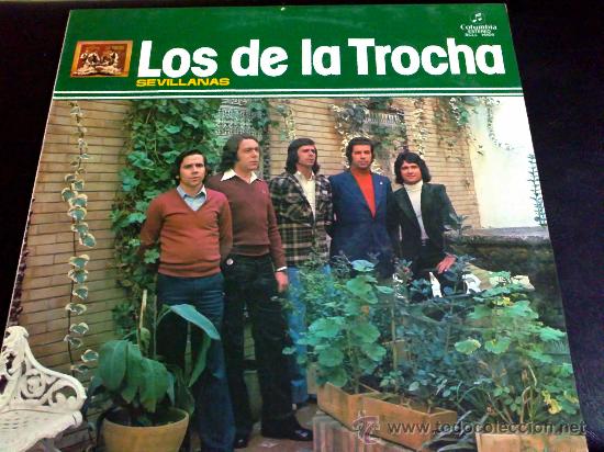 Discos de vinilo: LOS DE LA TROCHA - SEVILLANAS - LP DE VINILO - Foto 1