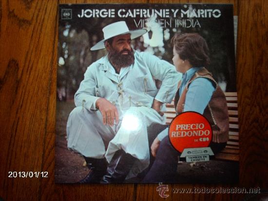 Discos de vinilo: jorge cafrune y marito  - virgen india - Foto 1