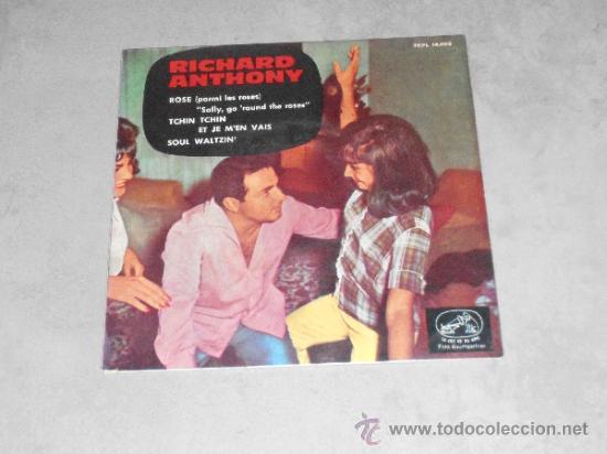 Discos de vinilo: RICHARD ANTHONY - ROSE - EP - Foto 1
