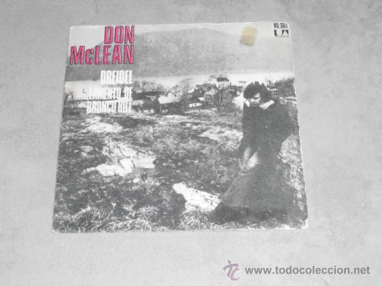Discos de vinilo: DON MCLEAN - DREIDEL - SINGLE - Foto 1