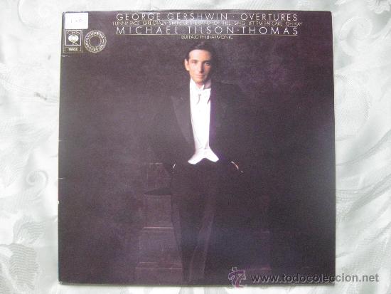 Discos de vinilo: GEORGE GERSHWIN - OVERTURAS - MICHAEL TILSON-THOMAS - Foto 1