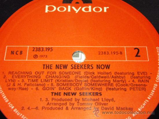 Discos de vinilo: The New Seekers &lrm;&ndash; Now, Scandinavia 1973 Polydor - Foto 6