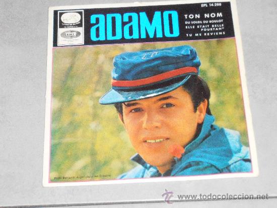 Discos de vinilo: ADAMO - TON NOM - EP - SPAIN - EMI - L - - Foto 1