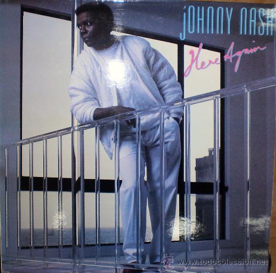 Discos de vinilo: JOHNNY NASH : Here again (LP, Polydor, 1986) - Foto 1