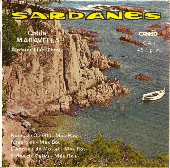 Discos de vinilo: EXTENDED PLAY - COBLA MARAVELLA (SARDANES) 1966 - Foto 1