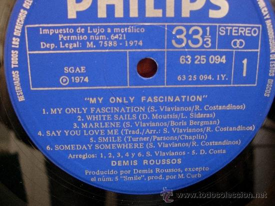 Discos de vinilo: DEMIS ROUSSOS .LP - Foto 2