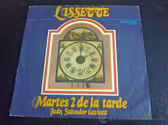 Discos de vinilo: LISSETTE - MARTES 2 DE LA TARDE - SINGLE - Foto 1