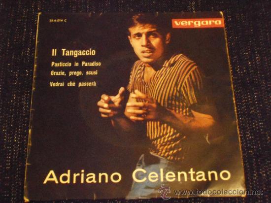Discos de vinilo: ADRIANO CELENTANO - IL TANGACCIO - EP - Foto 1
