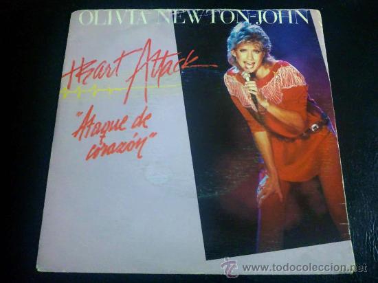 Discos de vinilo: OLIVIA NEWTON JOHN - HEART ATTACK - SINGLE DE VINILO - Foto 1