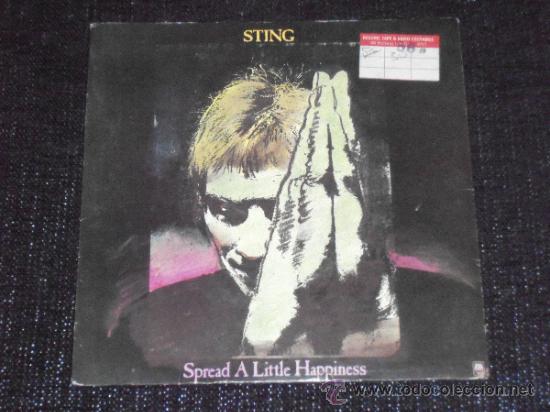 Discos de vinilo: STING - SPREAD A LITTLE HAPPINESS - SINGLE - Foto 1
