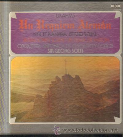 Discos de vinilo: BRAHMS. UN REQUIEM ALEMAN. LP-ESTUCHE-016 - Foto 1