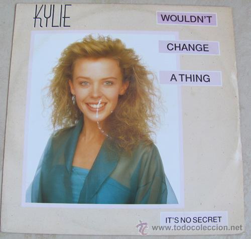 Discos de vinilo: KYLIE MINOGUE - WOULDNT CHANGE A THING - MAXISINGLE 1989 - Foto 1