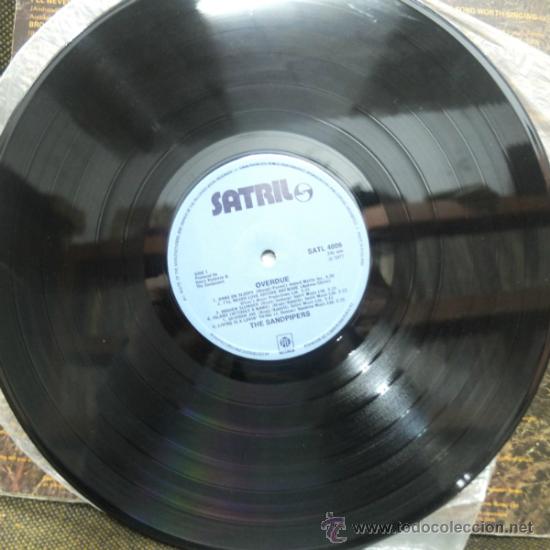 Discos de vinilo: the sandpipers - overdue-lp 1977-uk - Foto 2